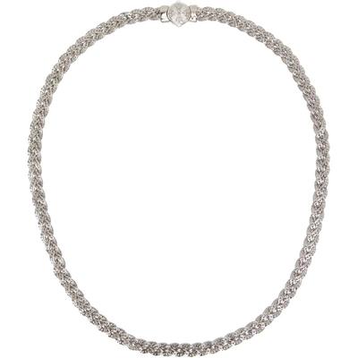 Emanuele Bicocchi 男士 项链/吊坠 Flat Diamond Braided 项链