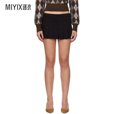 Danielle Guizio  女士 黑色 Fairfield 短裙  迷衣时尚