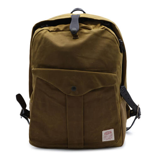 Filson 男士 FW26 双肩包 深绿色棉背包