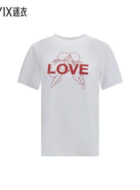 [秋冬新品]Fiorucci 女款Kissing Angels Love 印花常规T恤 迷衣