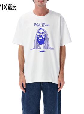 [秋冬新品]Huf 男款HUF x Isaac Hayes Moses 黑色重身T恤 迷衣时