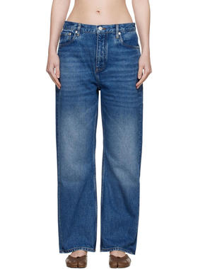 Studio Nicholson 女士 牛仔长裤 蓝色 Denjo 牛仔裤