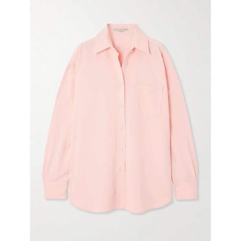 Stella Mccartney 女士 SS25 衬衫 宽松款绉纱衬衫,女装/女士精品,真丝上装,淘宝优惠券,粉丝福利购,淘宝优惠卷