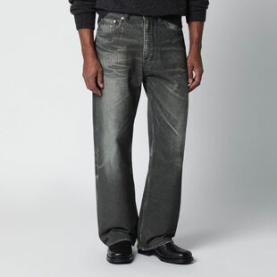 Our Legacy 男士 SS26 牛仔长裤 AURORA 黑色印花牛仔裤