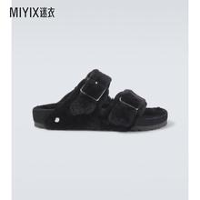 Birkenstock勃肯 男士Arizona 1774 皮毛内里绒面革凉鞋 迷衣时尚