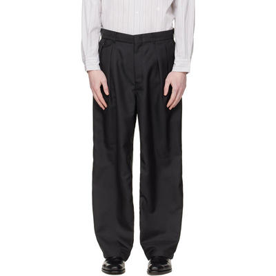 nanamica 七海之家 男士 长裤 黑色 Polyester Twill Club