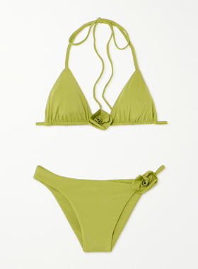 Maygel Coronel 女士 春夏新品 比基尼 Chipi 嵌花三角比基尼