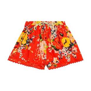 Zimmermann 兹默曼 女童 短裤 Alight 花朵棉质童装