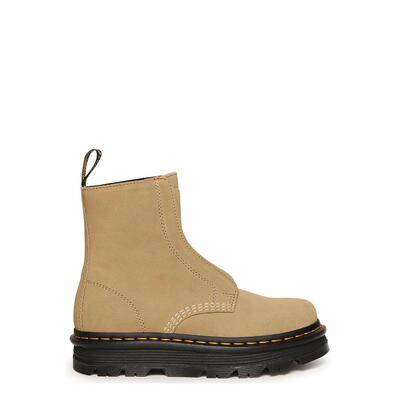 Dr. Martens 马丁博士 女士 FW25 靴子 Zebzag 无鞋带一脚蹬靴