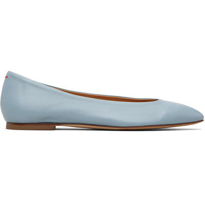 Aeyde 女士 芭蕾鞋 蓝色 Ellie Almond-Toe 平底鞋