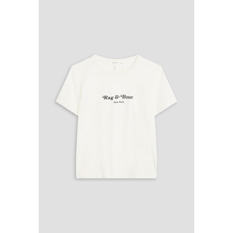 Rag  Bone 女士 T恤 印花皮玛棉棉针织T恤