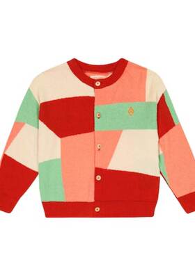 The Animals Observatory 女童 开衫 Toucan 棉混纺针织童装