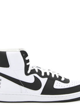 Comme des Garçons川久保玲 Homme Plus 男士白色黑色皮质运动鞋