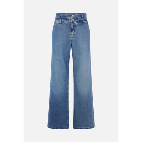 Federica Tosi 女士 SS26 牛仔长裤 double-waist 牛仔裤