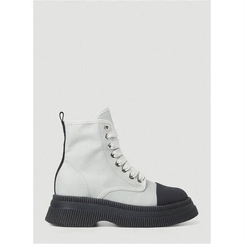 Ganni 甘尼 女士 FW23 短靴 Creeper 高筒靴