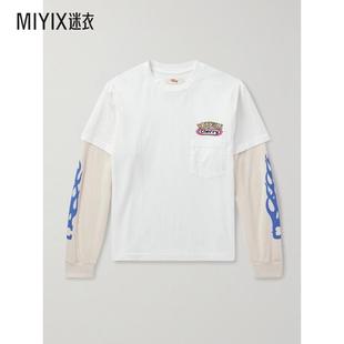 Bonneville Cherry 男款 Los 徽标印花层叠感棉针织华尔夫 Angeles