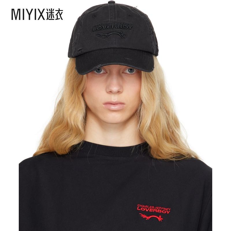 Charles Jeffrey Loverboy 女款黑色徽标棒球帽 迷衣时尚