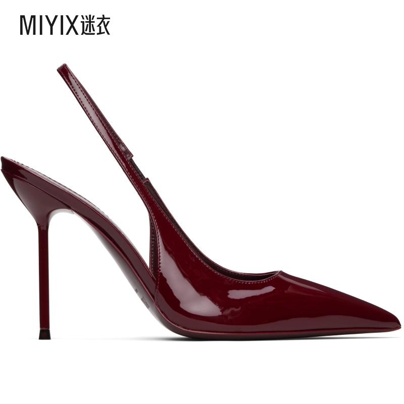 Paris Texas 女款酒红色 Lidia 高跟鞋 迷衣时尚