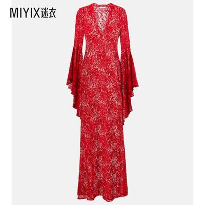 Alexandra Miro 女款Kara 蕾丝沙滩连衣裙 迷衣时尚