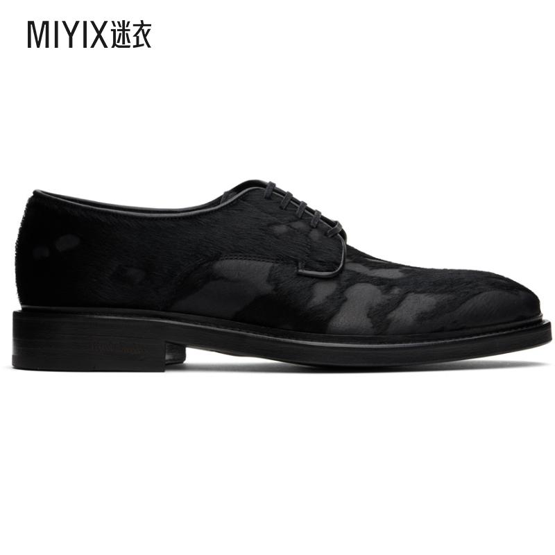 Paul Smith 男款黑色 Magnum Pony 德比鞋 迷衣时尚