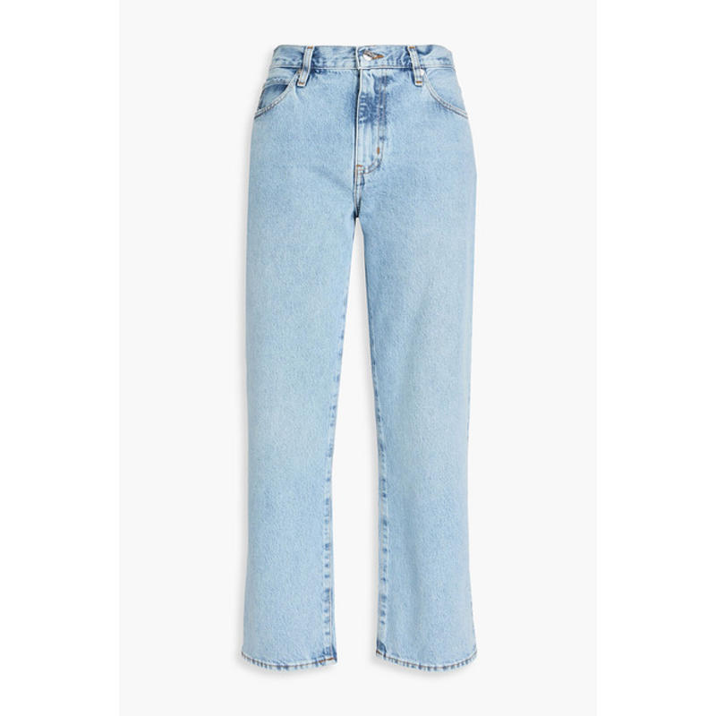 FRAME 女士 牛仔长裤 Hang 短款高腰直筒牛仔裤