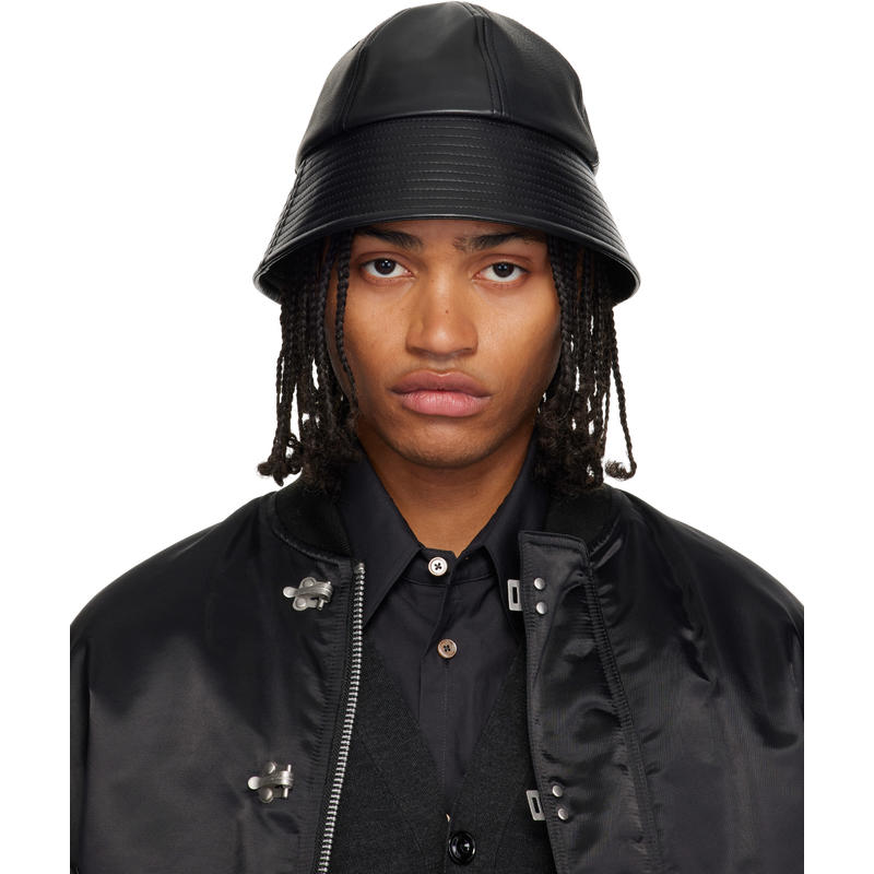 Comme des Garçons川久保玲 男士 渔夫帽 黑色渔夫帽