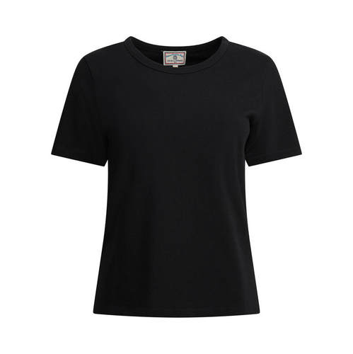 Ines De La Fressange Paris 女士 SS26 T恤 RESIN 黑色棉质
