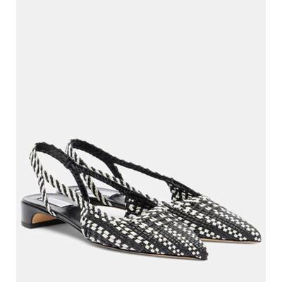 Gabriela Hearst 女士 高跟鞋 Perro 编织皮质浅口鞋