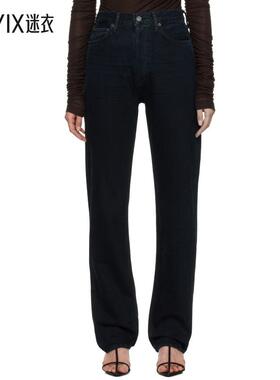 AGOLDE女士 黑色 90's Pinch Waist High Rise Straight Long 牛