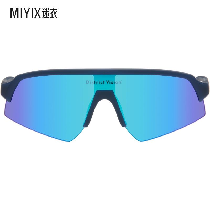 District Vision 男款海军蓝 Choji Turbo Blade 太阳镜 迷衣时尚