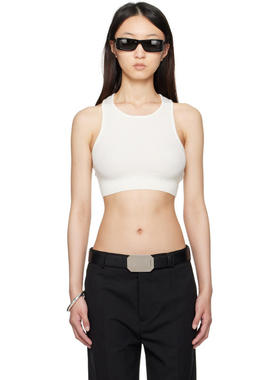 Essentials 女士 背心 白色 Soft Rib Sport