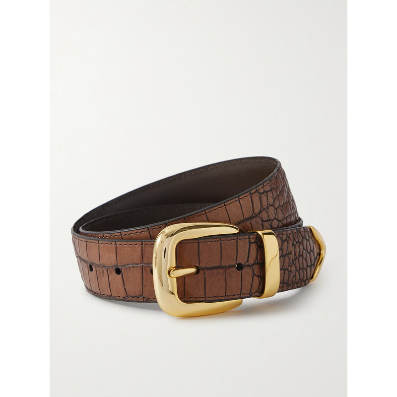 Anderson's 女士 26春新品 腰带 鳄鱼纹皮带腰带