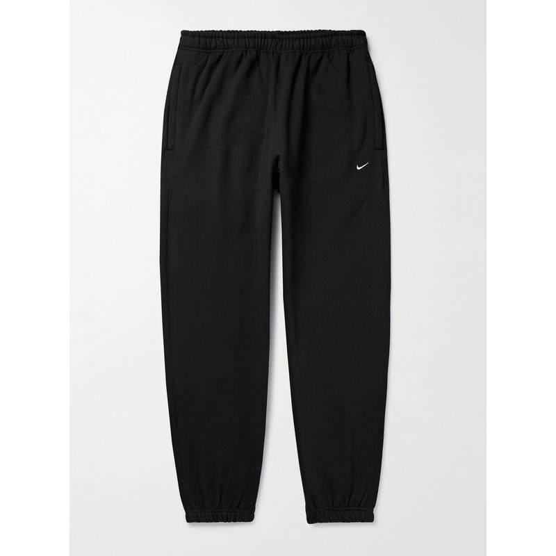 Nike 男士 运动长裤 Solo '勾'锥形Logo刺绣棉混纺针织运动裤