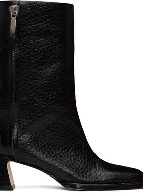 Miista 女士 中筒靴 黑色 Raleigh Grain