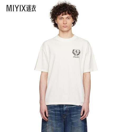 Represent 男款灰白色 Crest T 恤 迷衣时尚