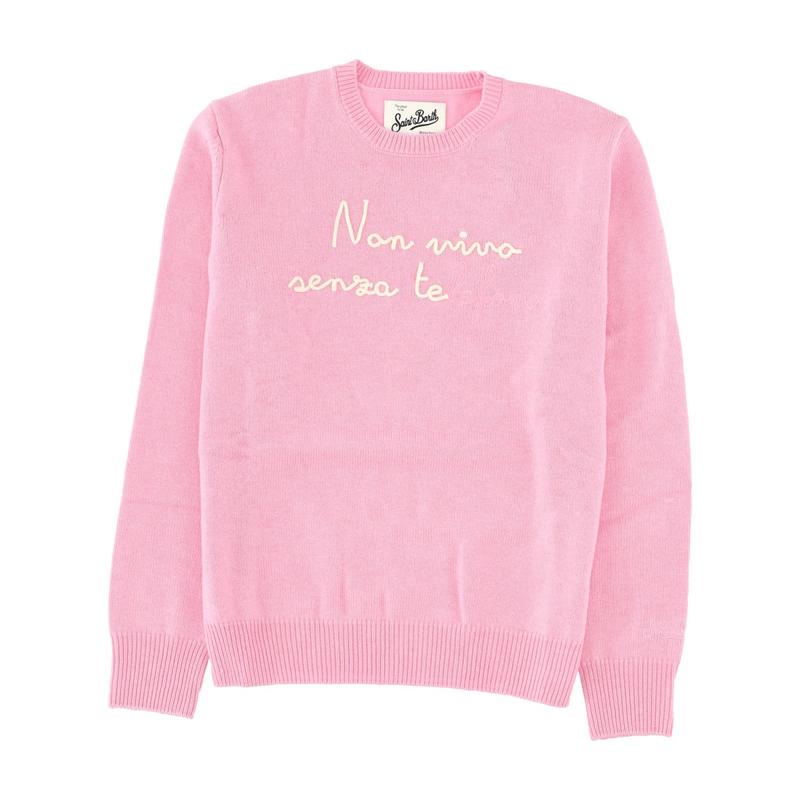 MC2 Saint Barth 女士 FW25 毛衣 Mc2 聖巴特島新女王刺繡套頭衫