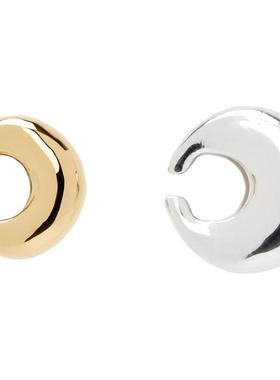 Simuero 女士 耳环 两件装 Gata 耳骨夹