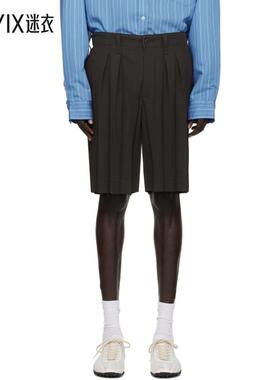 Homme Plissé Issey Miyake三宅一生 男款棕色 Edge Ensemble 短