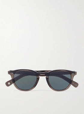 Garrett Leight 男士 SS26 太阳镜 Hampton X 圆框醋纤太阳眼镜