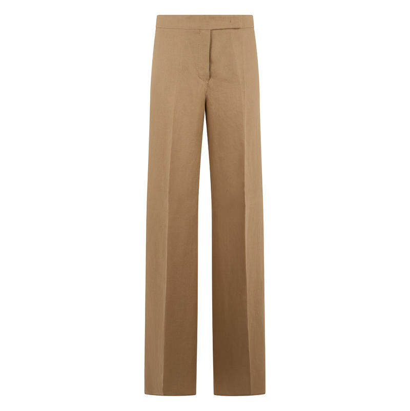 Max Mara 麦斯玛拉 女士 SS26 长裤 宽松款亚麻裤子