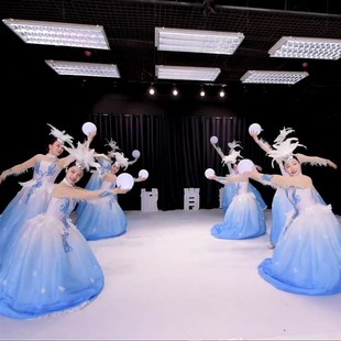 灯火里 中国灯球l发光圆球灯手腕灯舞台演出手捧灯手拿舞蹈道具