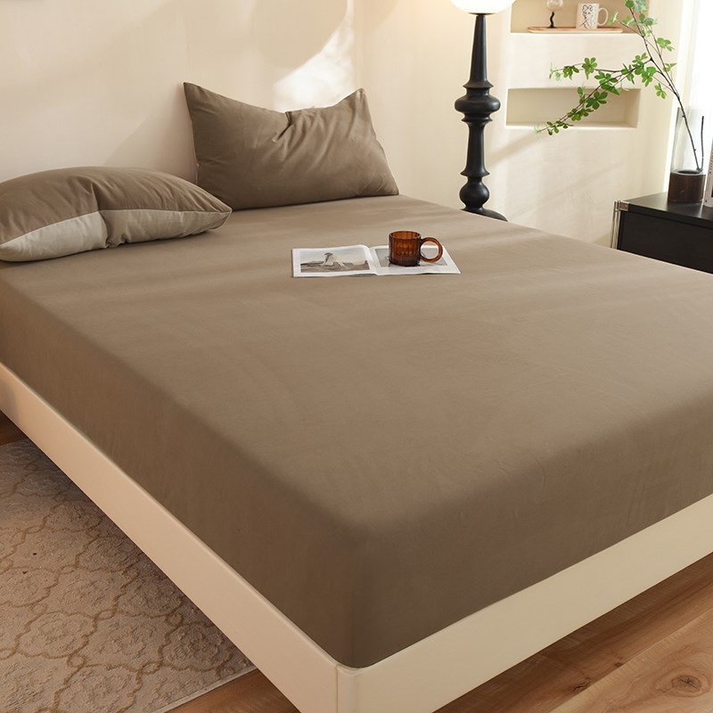 定做定制加厚全棉磨毛床笠床罩A类纯棉床包榻榻米床垫套加大炕罩