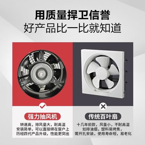 圆筒形管道排气扇工业排风扇厨房家用卫生间换气扇强力静音抽风机