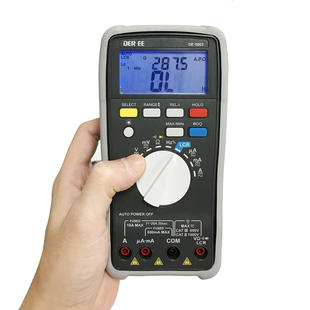 自选频率LCR电桥测试 5004高精度多功能数字万用电表 得益DE 5003