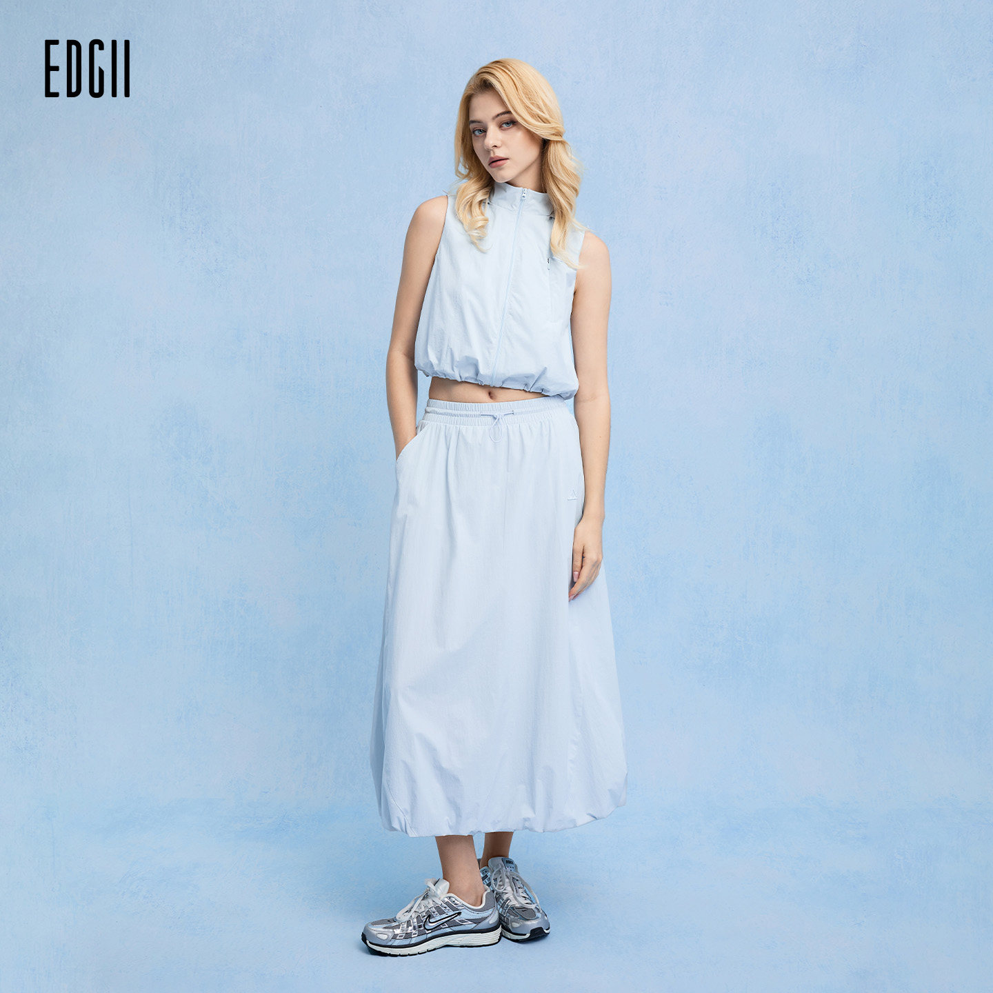 EDGII 2026SS新品机能风户外套装女工装极简风时尚显瘦松弛感穿搭