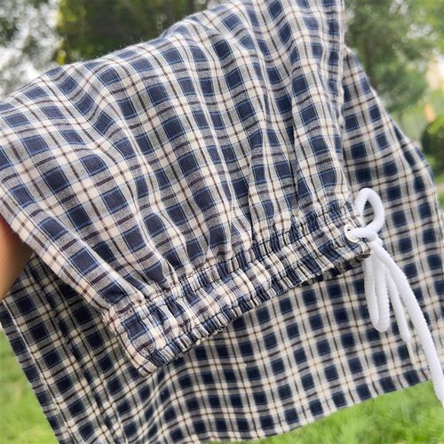 短裤100纯棉睡裤男夏季五分裤薄款中年爸爸家居裤宽松大裤衩外穿