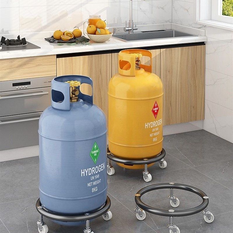 煤气瓶移动托架家用煤气罐底座万向轮厨房置物架托盘支架带刹车轮,鲜花速递/花卉仿真/绿植园艺,花托/移动托盘,淘宝优惠券,粉丝福利购,淘宝优惠卷