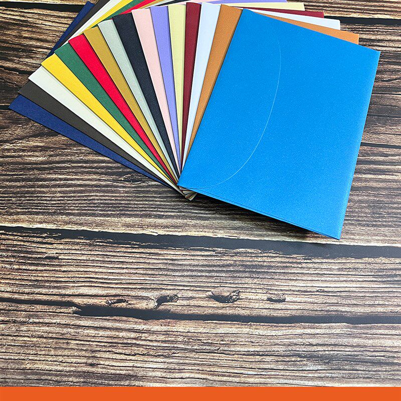 20个信封高档西式7号250克珠光纸A5纸定制款加厚质感商务A4