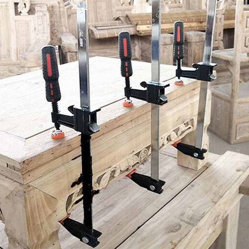 固定夹快夹两用夹具铁夹桌面摇杆重工配件家具可调木板夹木工夹子