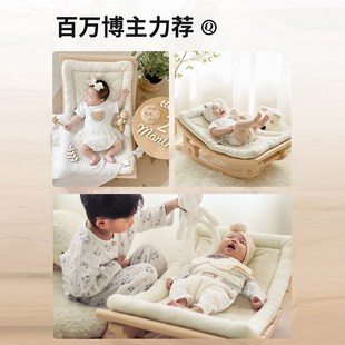 巧乐熊哄娃神器婴儿摇摇椅新生儿安抚椅宝宝躺椅哄睡神器摇篮床